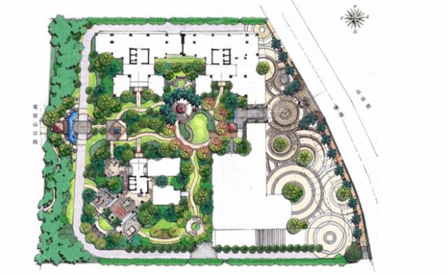 最全的園林庭院景觀設計(內附100張平面效果圖)