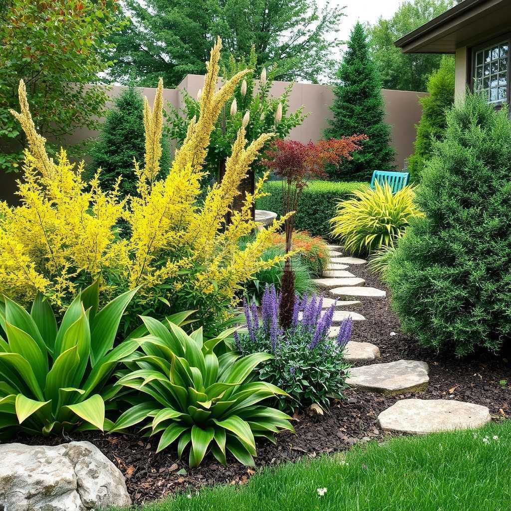 景觀設計和園林植物組成