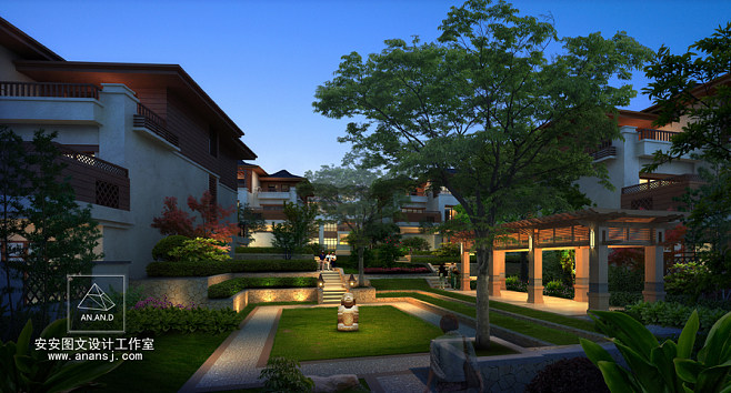 景觀園林設(shè)計(jì)效果圖 預(yù)見(jiàn)園林之美，描繪詩(shī)意棲居